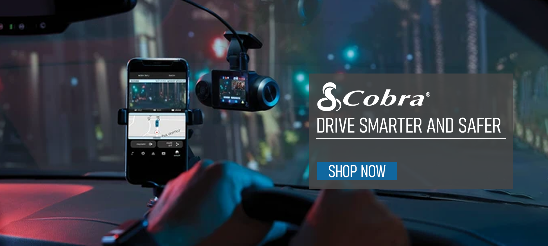 Cobra Dash Cams - Drive Smarter and Safer